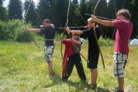 Bogenschießen im Zeltlager (Kopie) Zeltlager 2010
